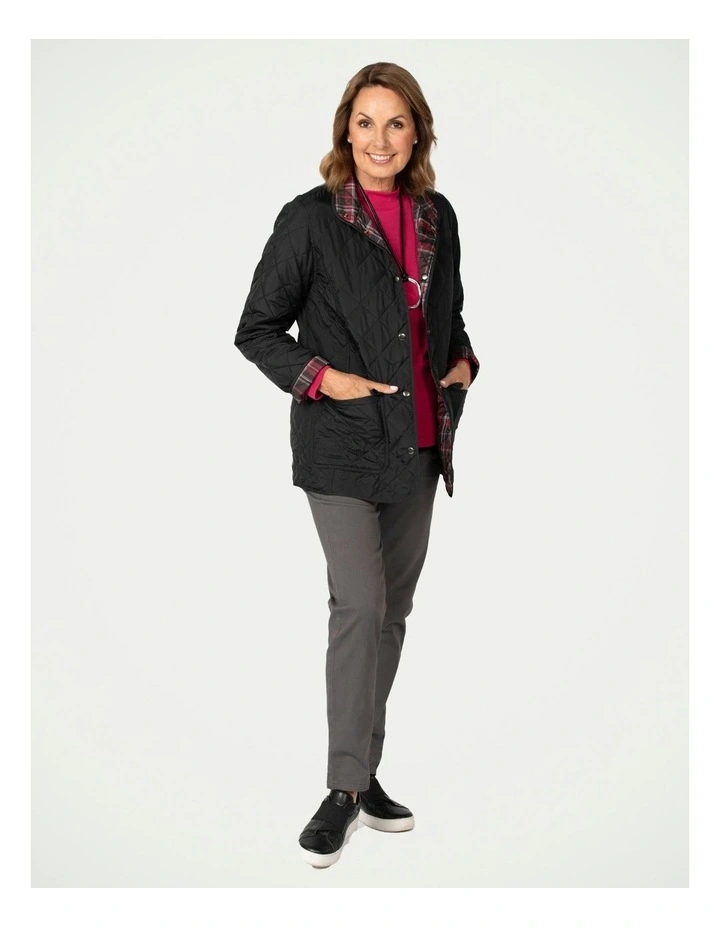 Check Point Reversible Jacket in Multi