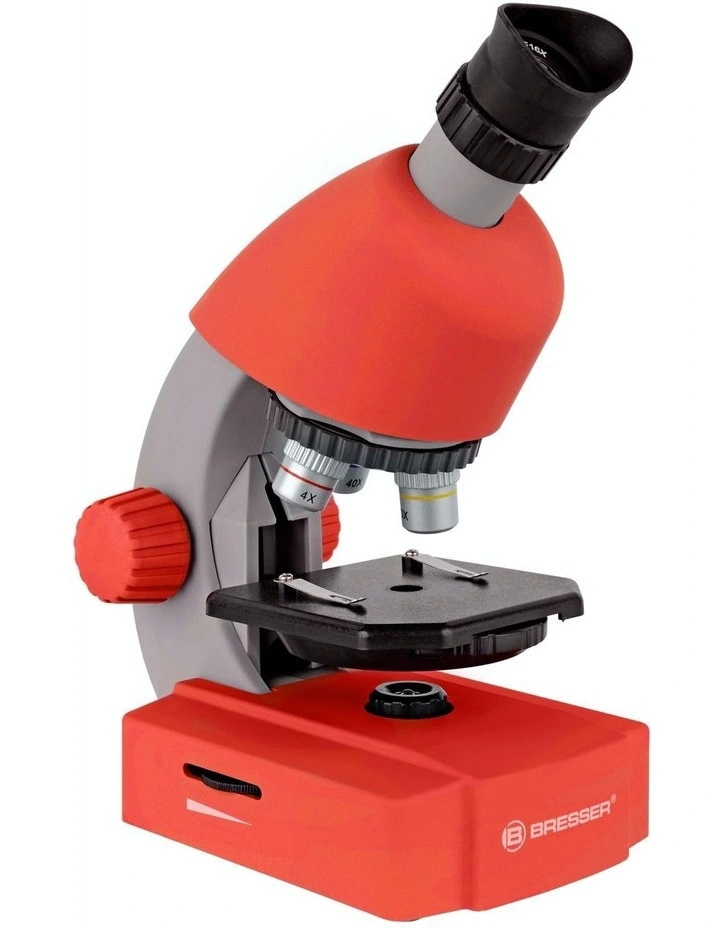 Microscope 40x-640x Magnification In Red