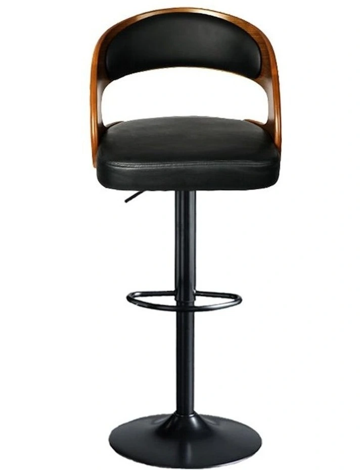 Wooden Kitchen Bar Stools in Black