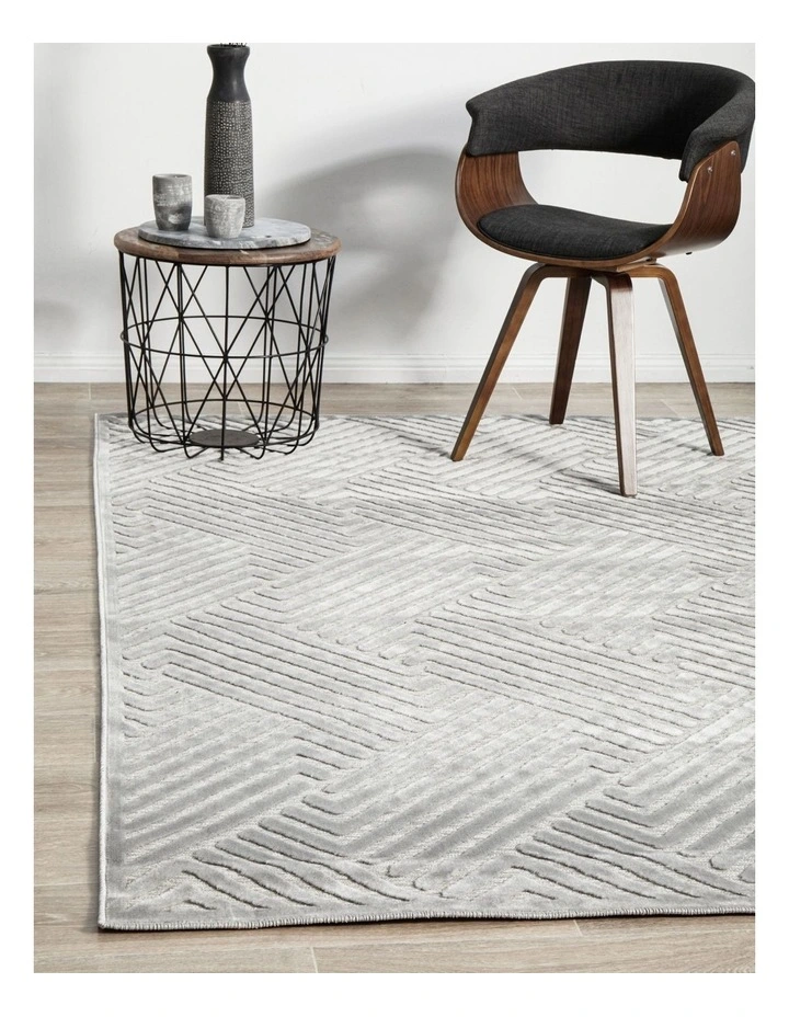 York Cindy Rug in Silver