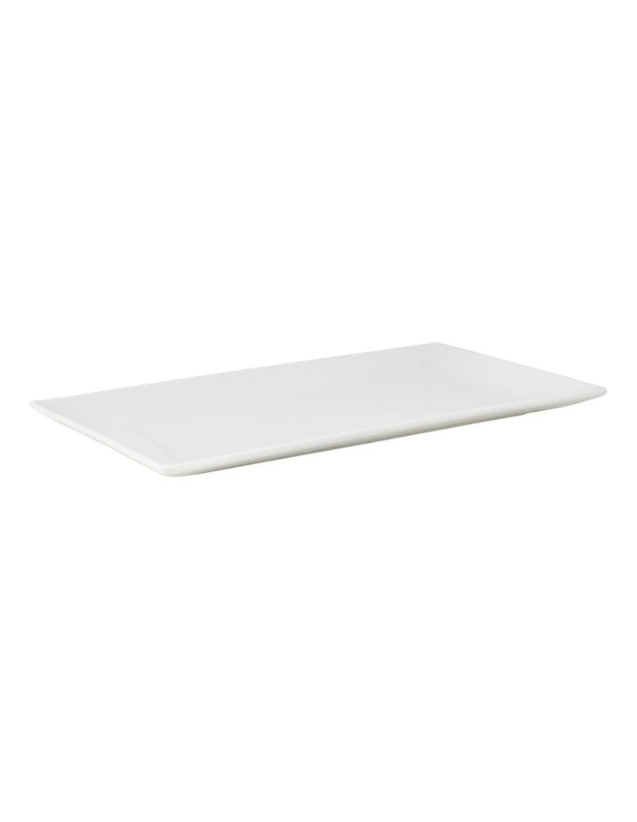 Basics Rectangular Platter 34x19cm in White