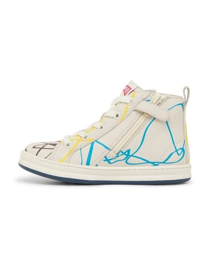 Twins Chalk Mess Youth Boots in White