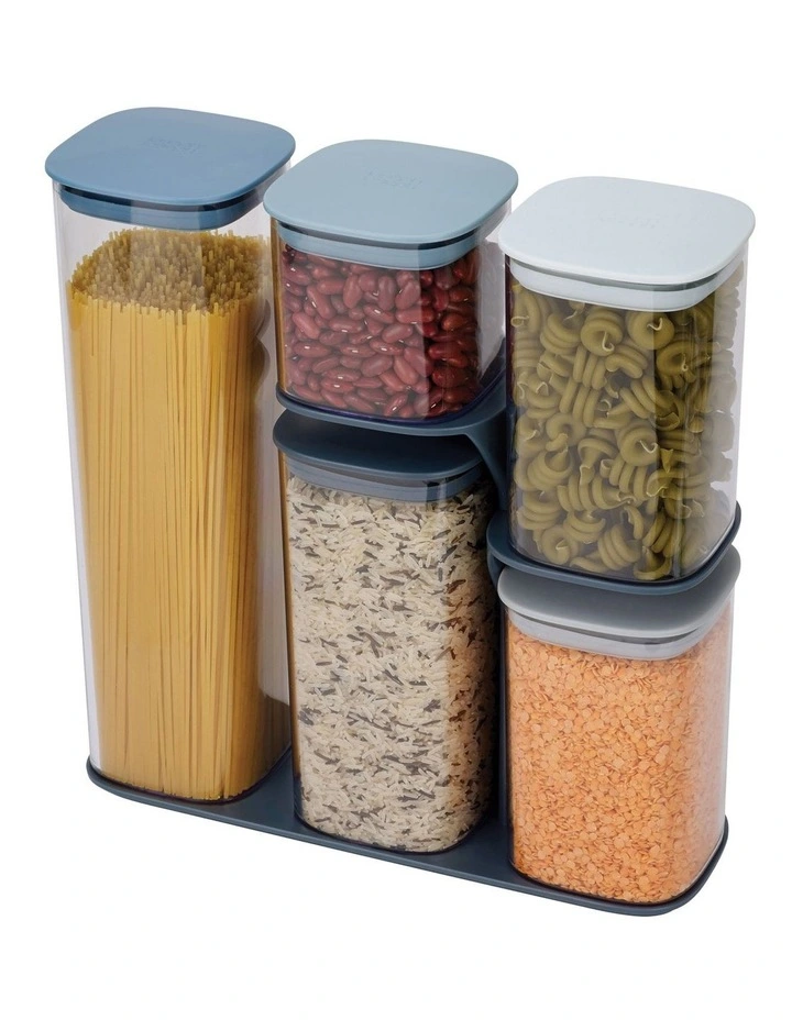Editions Podium 5 Piece Storage Container Set in Sky