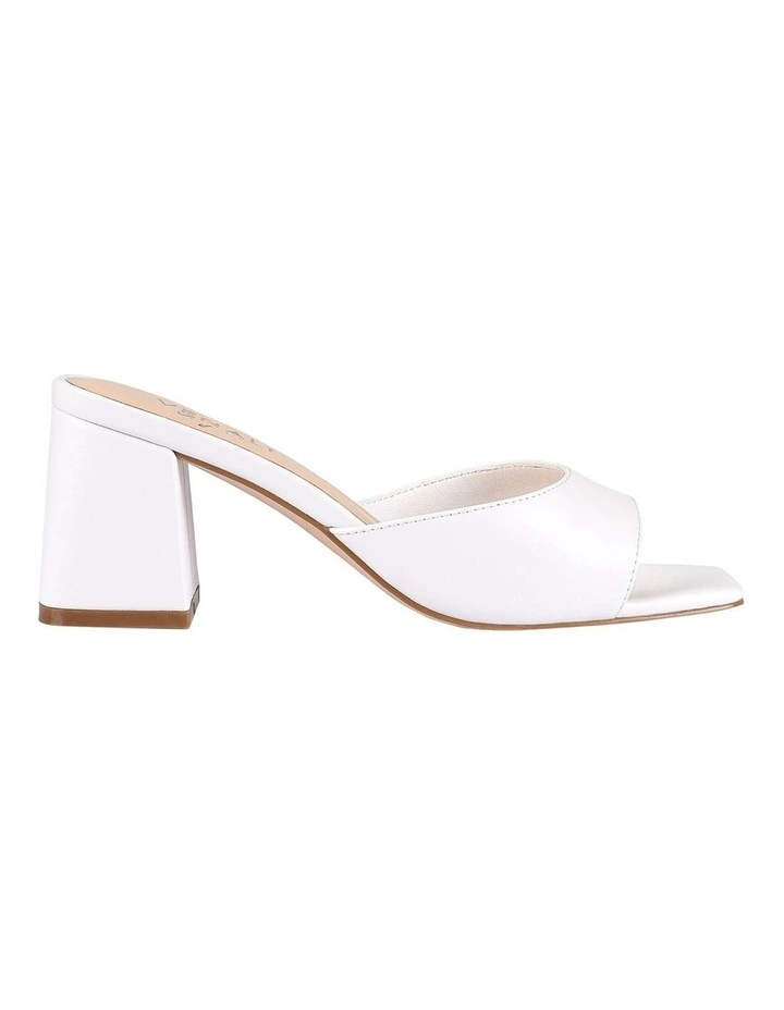 Sting Vegan Block Mule in White