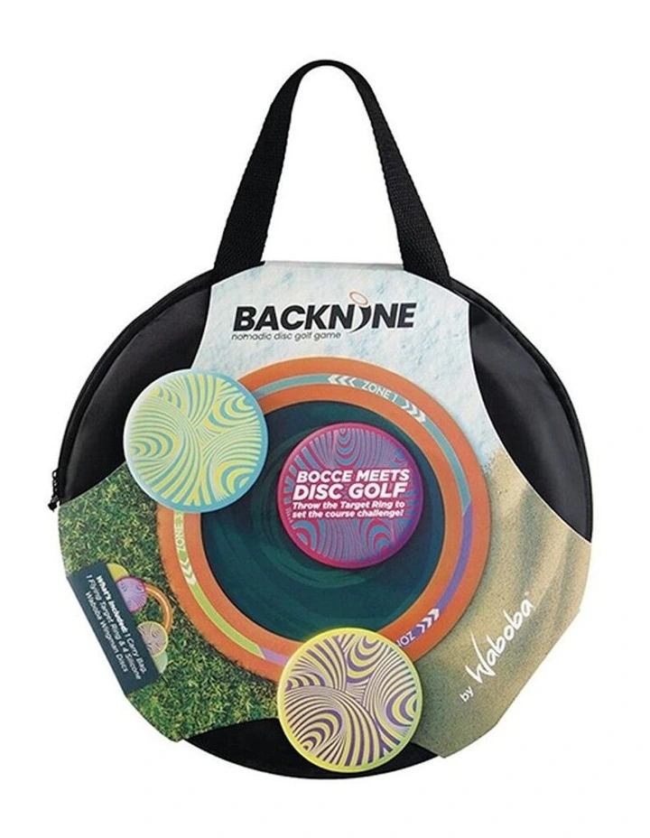 Backnine Flying Target Ring & Wingman Discs With Carry Bag 5 Piece