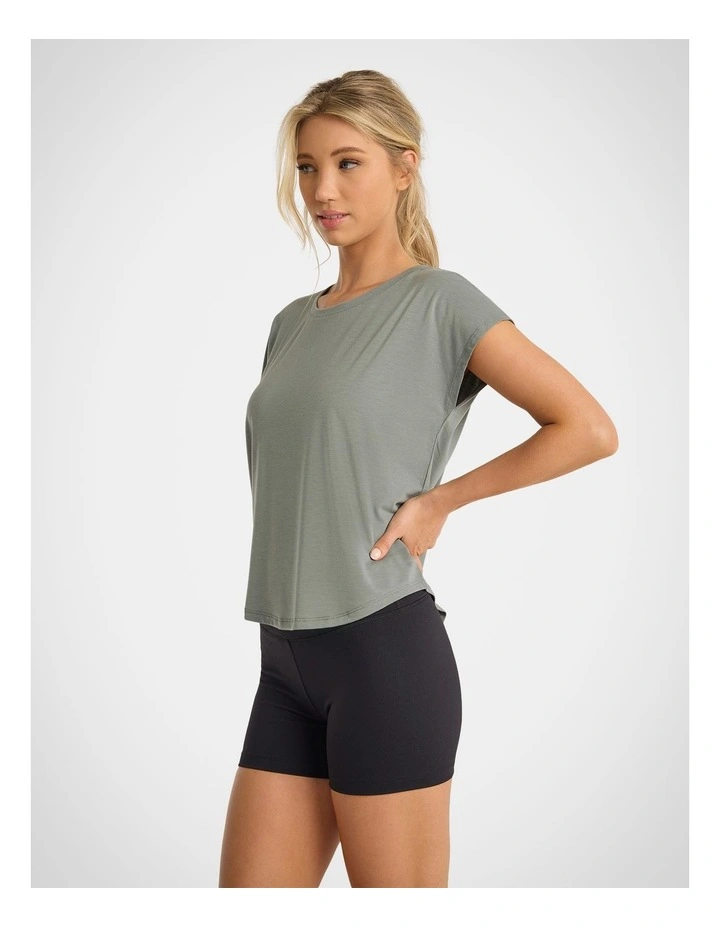 Relaxed Tee in Sage