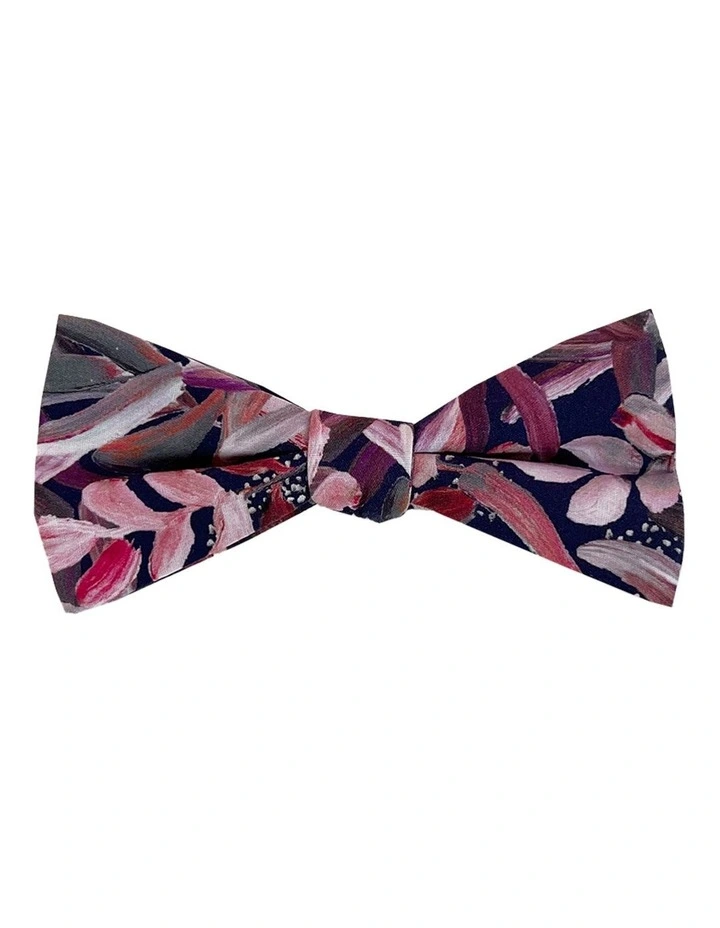 Protea Bow Tie in Navy