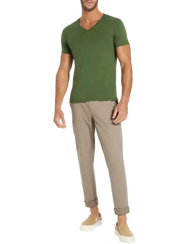 Arnie Pima Tee in Green