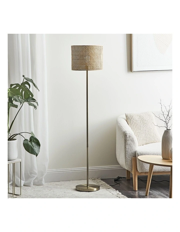 St Lucia Floor Lamp 150cm in Natural