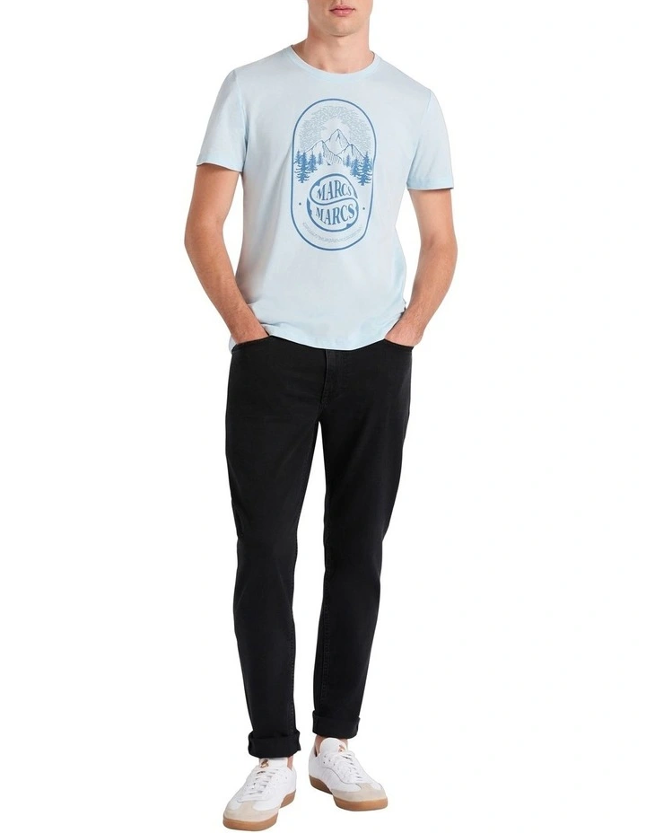 Cotton Tee in Ice Water