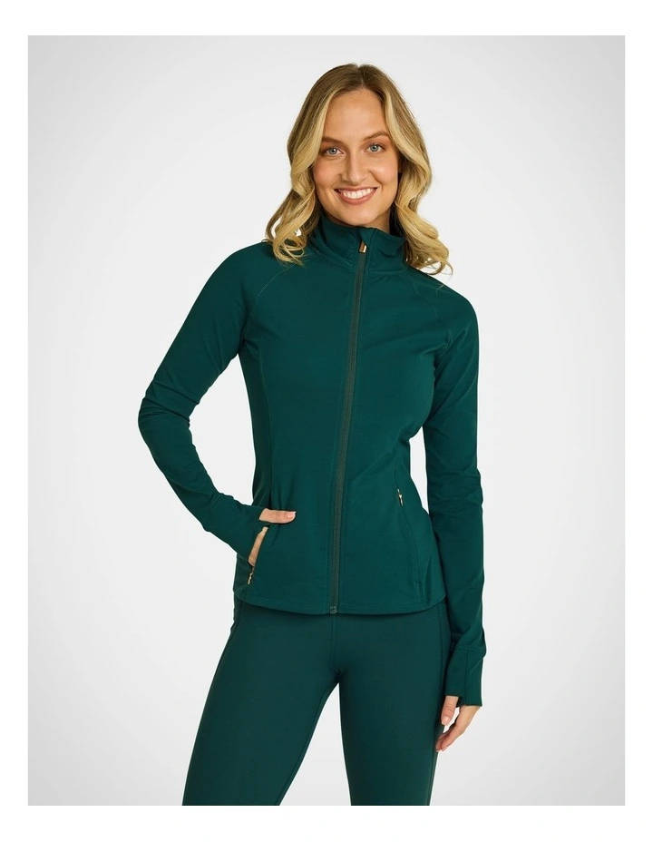 Sculpt Fitted Aspen Jacket in Green