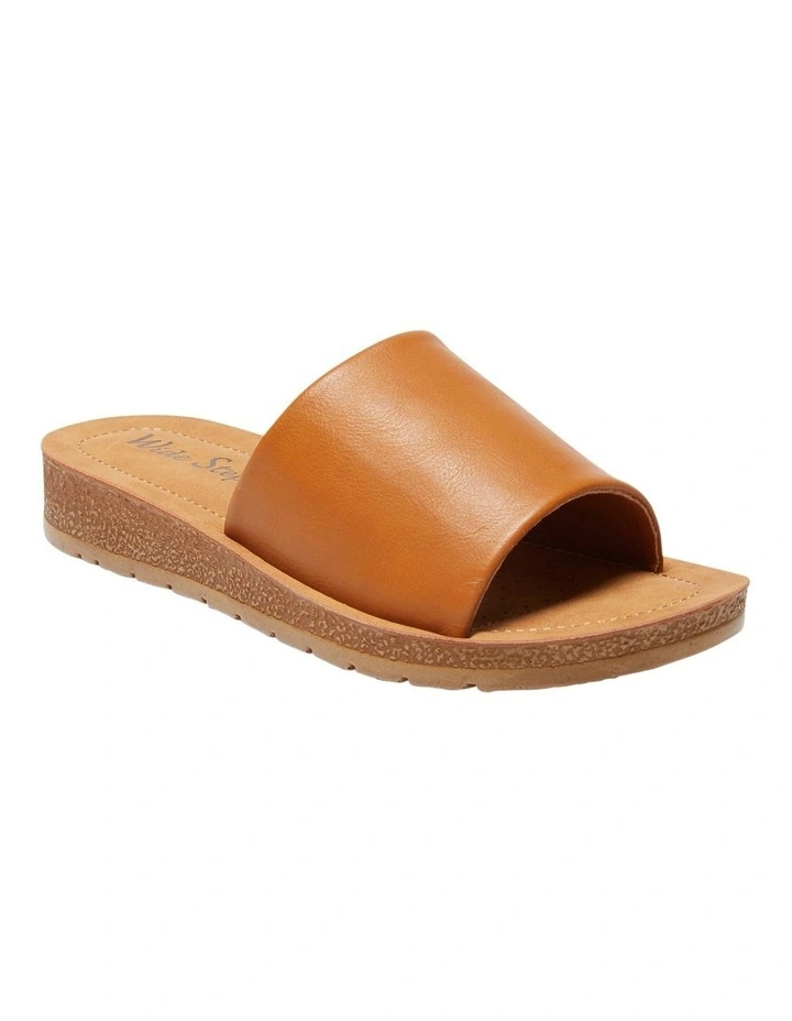 Enid Sandals in Tan Smooth