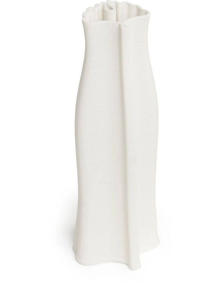 Ava Vase 28cm in White