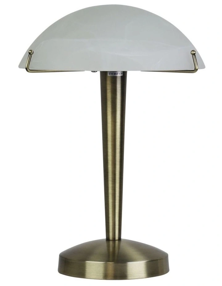Ruby Touch Table Lamp Antique Brass