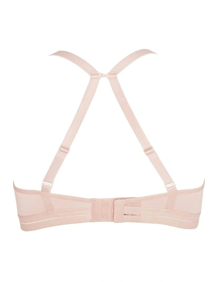 Posie Racerback Wirefree T-shirt Style Teen Bra in Blush