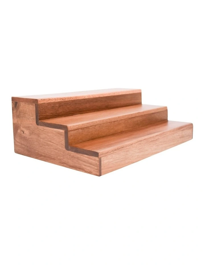 Pantry Tiered Seasoning Rack Acacia