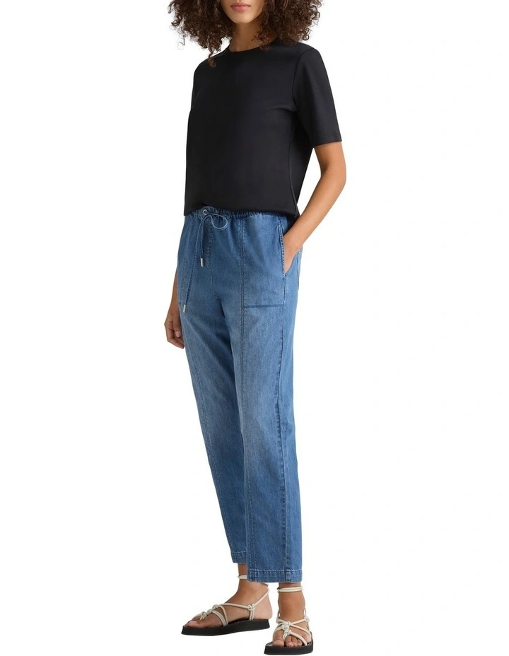 Justine Denim Pant in Kara Blue