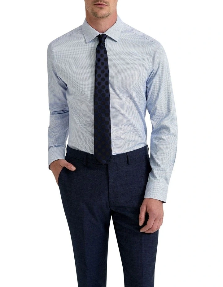 Beckton Dobby Shirt in Blue