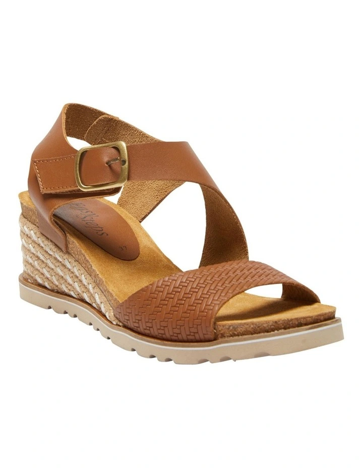 Theo Sandals in Tan Leather