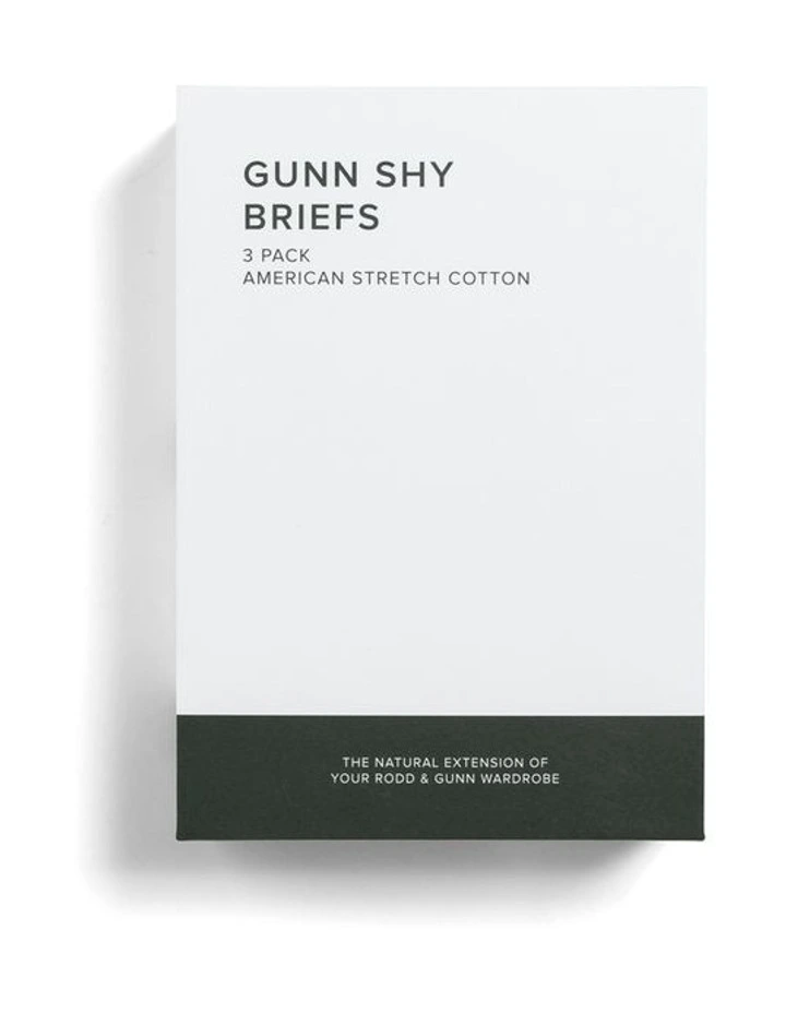 Gunn Shy Brief in White