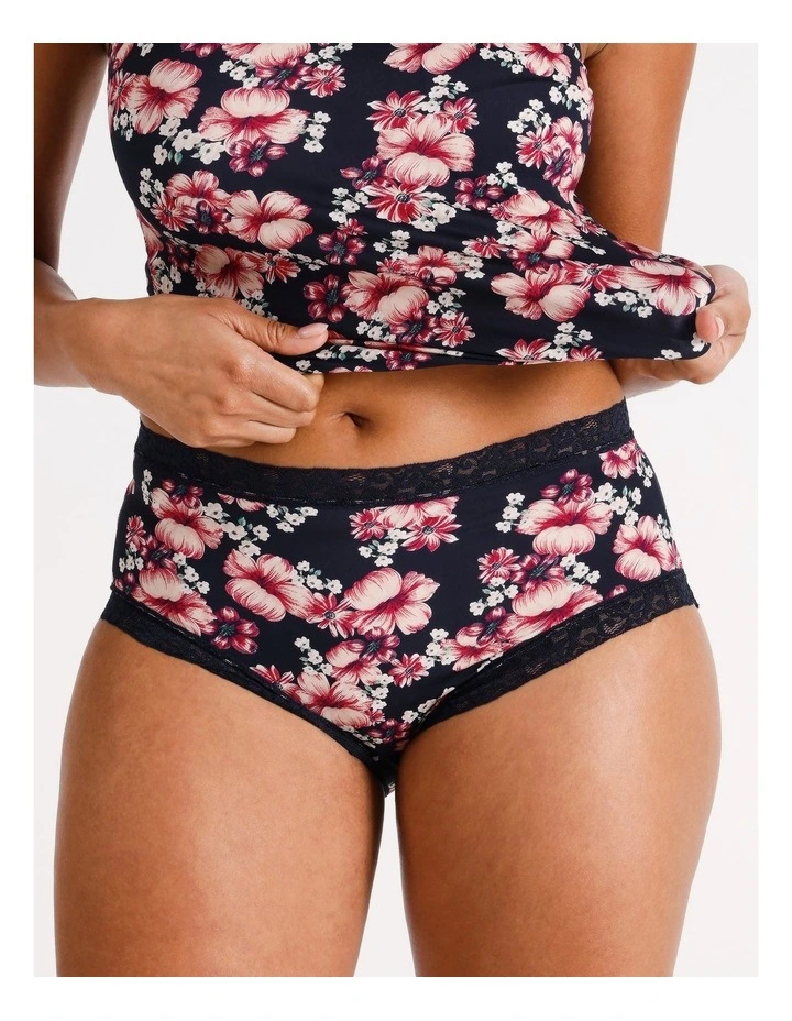 Smooth with Lace Full Brief