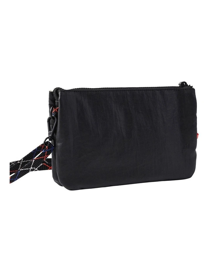 Emma Crossbody Bag in Creased Black
