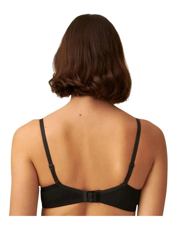 The Friday Recycled Lace Lined Underwire Bra in Black