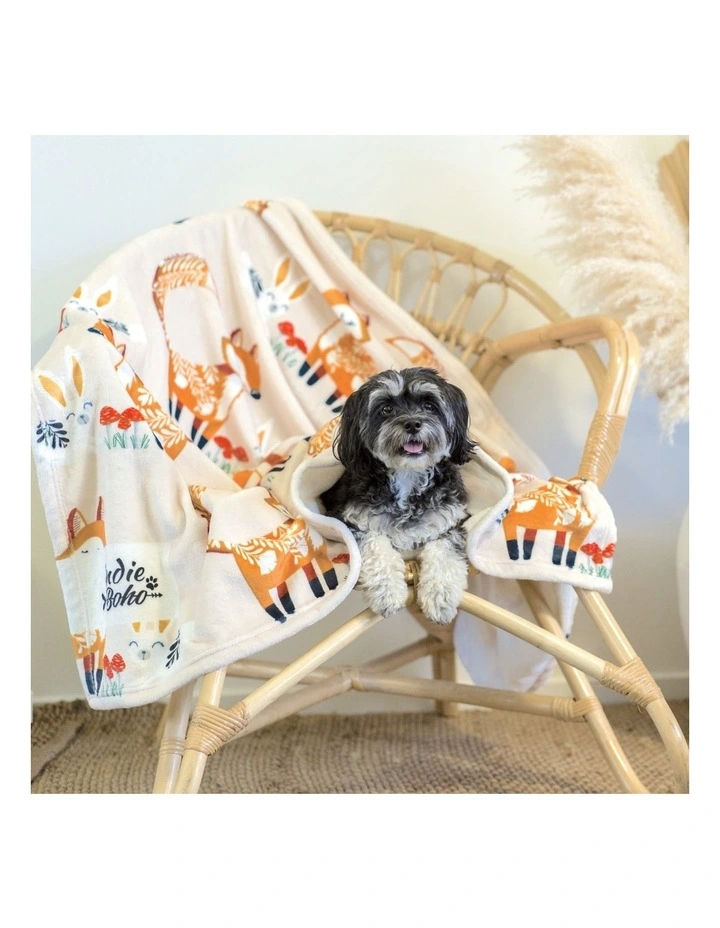 Foxy Tales Designer Pet Blanket