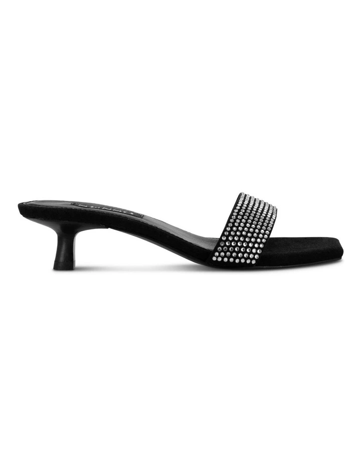 Tori Heeled Sandals in Silver