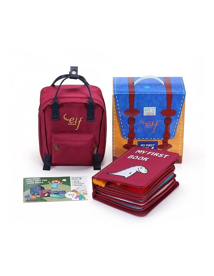 My First Book 1 Initiation Book Early Education Learning Gift in Red