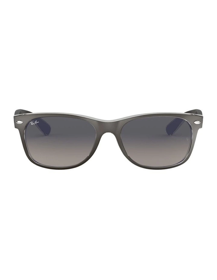 New Wayfarer Color Mix Grey RB2132 Sunglasses