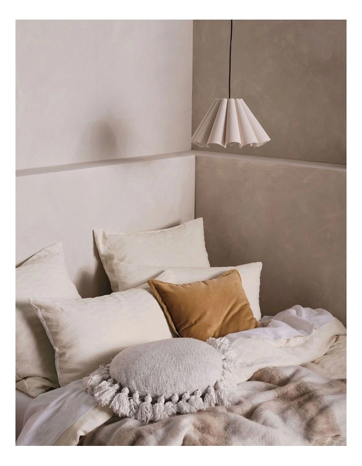 Klee Quilt Cover Set in Vanilla