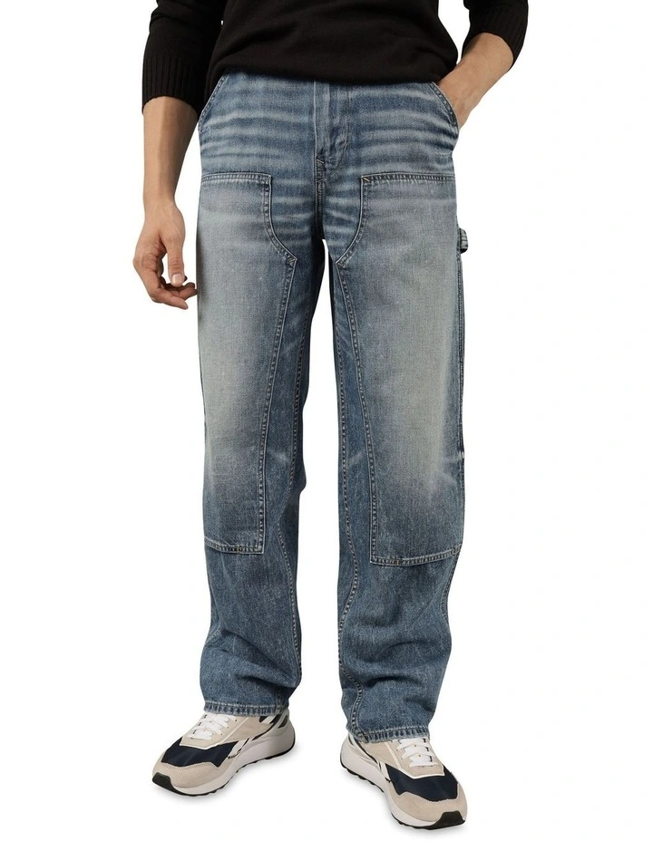 Athletic Loose Fit Carpenter Jean in Rustic Blue