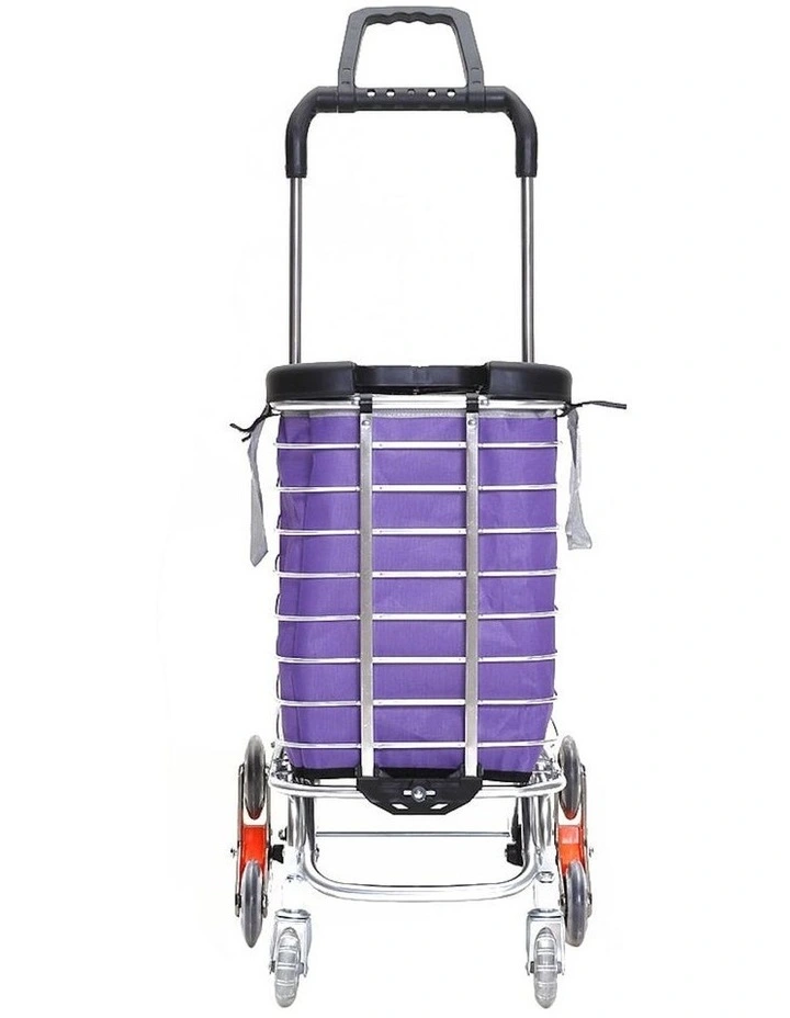 Foldable Shopping Cart in Purple