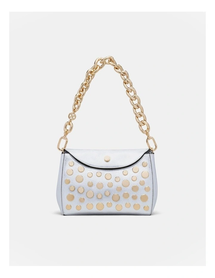 Glisten Clutch Bag in Silver