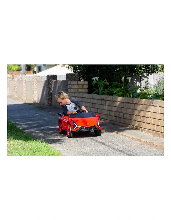 Ferrari Inspired 12V Ride-on Electric Car with Remote Control Red