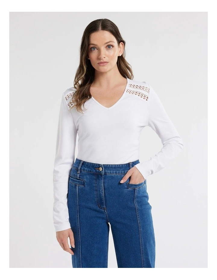 Julianna Top in Ivory
