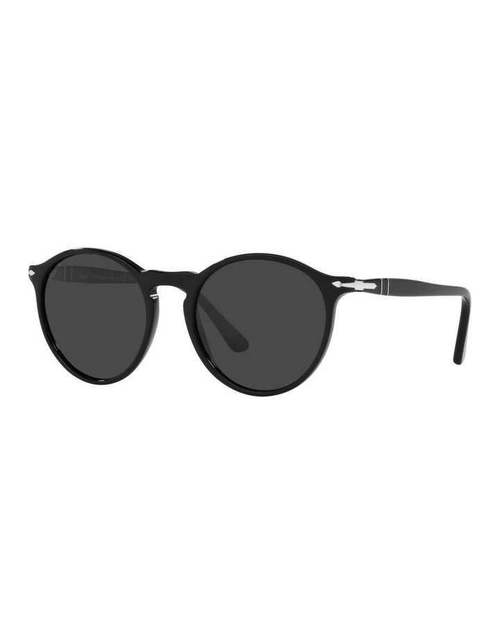 PO3285S Black Polarised Sunglasses
