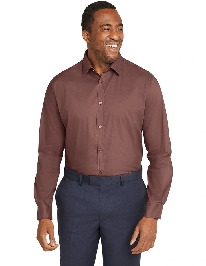 Freeman Stretch Shirt in Plum
