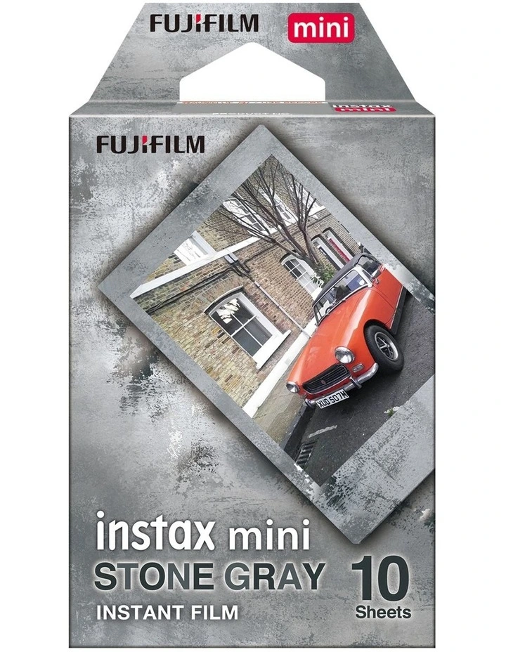 Instax Mini Film Stone Gray 10 Pack