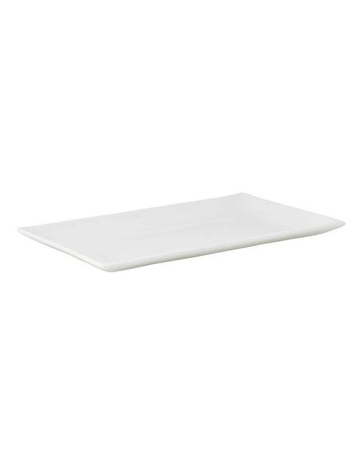 Basics Rectangular Platter 27x16cm in White