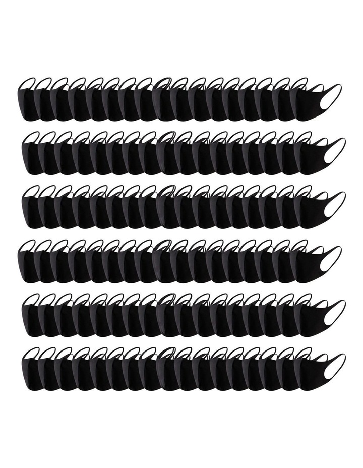 Summer Reusable Breathable Face Mask Mouth Mask Anti Dust Haze Bulk 100x in Black