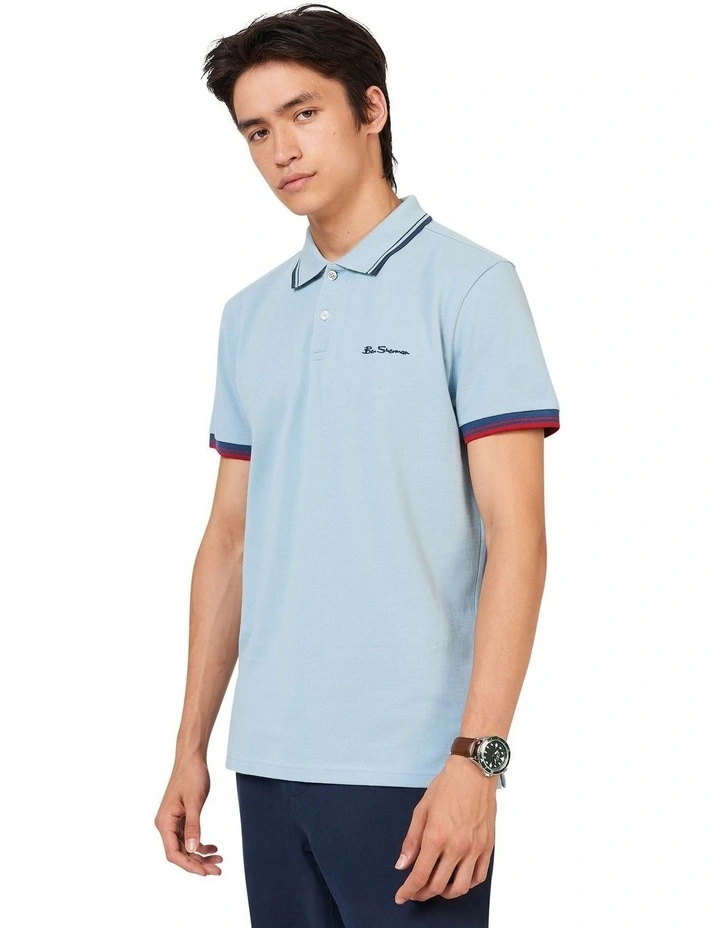 Signature Polo Shirt in Blue