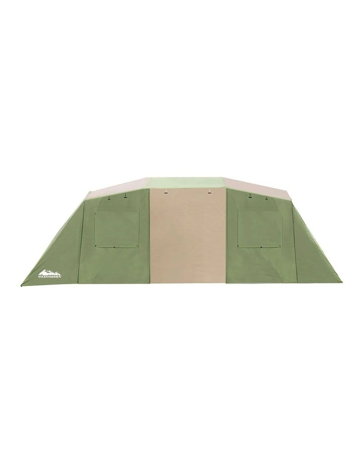 Instant Up Camping Tent 10 Person 3 Rooms in Green