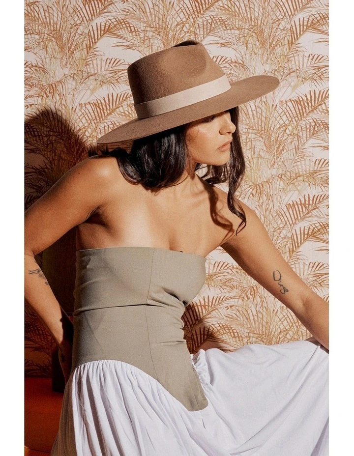 Asa Fedora in Camel
