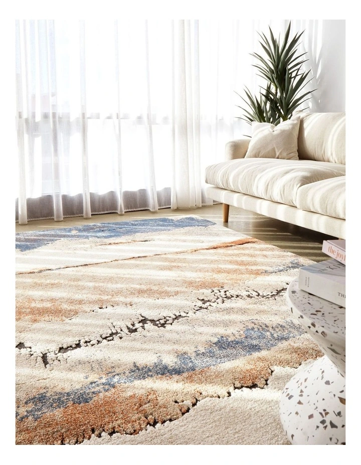 Formation 66 Rug in Tan/Blue