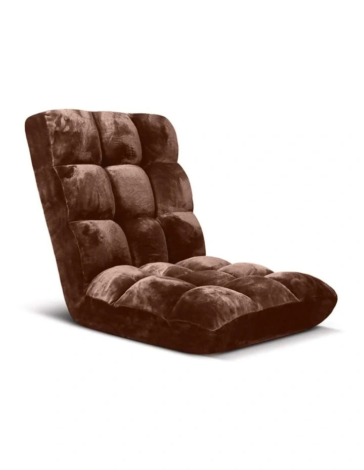 Folding Lounge Sofa Cushion in Coffee