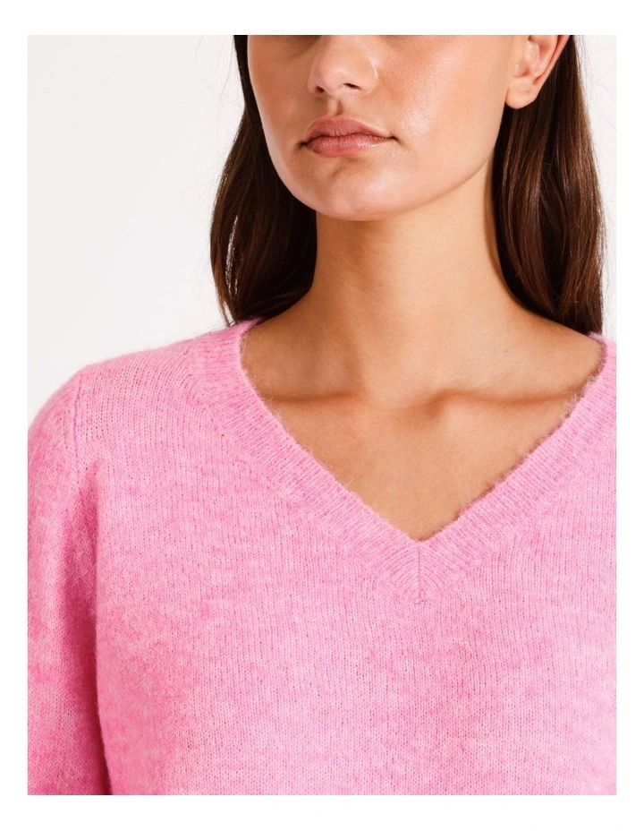 Bruna Balloon Knit in Sachet Pink