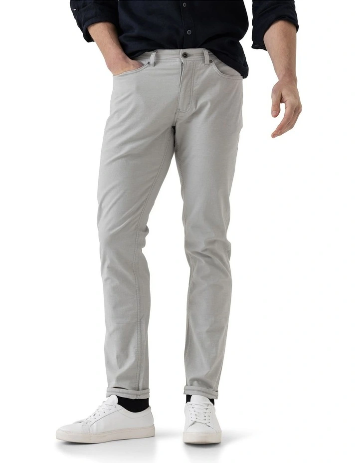 Gunn Straight Fit Jean Short Leg in Oatmeal