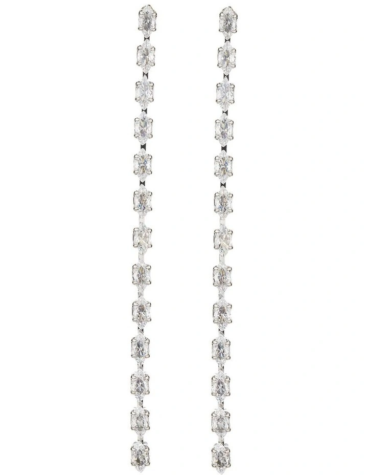 Bridal Earring in Rhodium